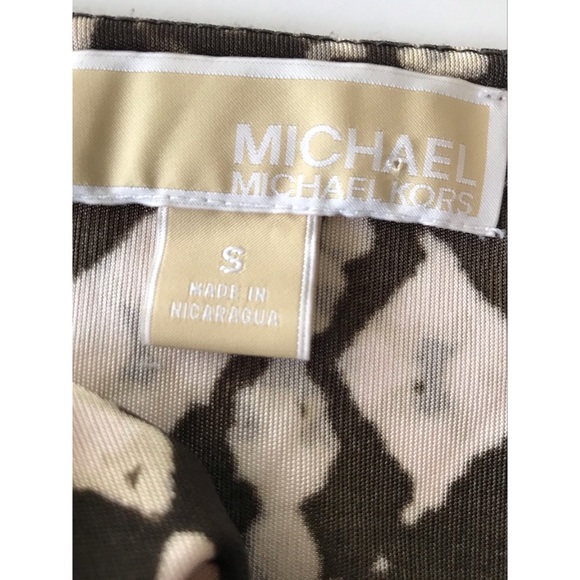 Micheal Micheal Kors Women’s Multicolored Animal Print Sleeveless Top Small - Picture 7 of 9